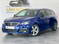 Azul Usado 2019 Peugeot 308 GT-line Carrinha | € 17.950 (Preço elevado)
