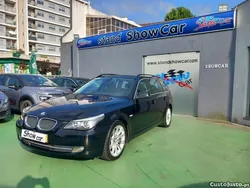 Preto Usado 2009 BMW 520 Sport Line Carrinha | € 9.990 (Bom preço)