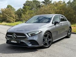 Cinza Usado 2021 Mercedes A180 AMG line | € 28.900 (Caro)