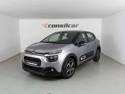 Cinza Usado 2022 Citroën C3 Feel Citadino | € 13.980 (Preço justo)
