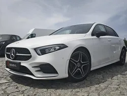 Branco Usado 2022 Mercedes A180 AMG line | € 27.990 (Super Preço)