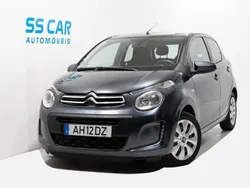 Cinza Usado 2021 Citroën C1 Feel Citadino | € 9.850 (Bom preço)