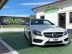 Branco Usado 2018 Mercedes C220 AMG line Cabrios | € 38.900 (Preço justo)
