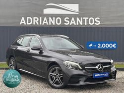 Cinza Usado 2020 Mercedes C200 AMG line Carrinha | € 25.900 (Preço justo)