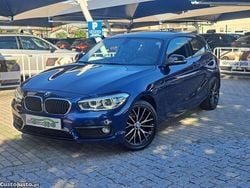 Azul Usado 2015 BMW 116 Sport Line Citadino | € 14.990 (Preço elevado)