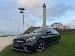 Cinza Usado 2020 Mercedes C300 AMG line Sedan | € 38.498