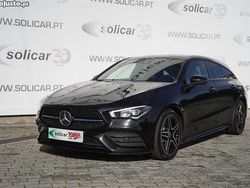 Preto Usado 2022 Mercedes CLA180 Shooting Brake AMG line Carrinha | € 32.500 (Preço justo)