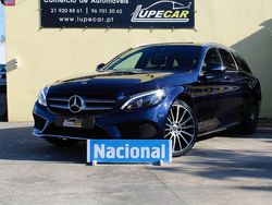 Azul Usado 2018 Mercedes C220 AMG line Carrinha | € 30.950