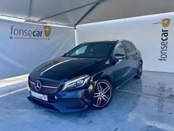 Preto Usado 2018 Mercedes A180 AMG line | € 18.490 (Bom preço)