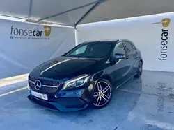 Preto Usado 2018 Mercedes A180 AMG line | € 18.490 (Bom preço)