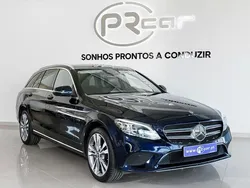 Azul Usado 2021 Mercedes C300e Avantgarde Carrinha | € 34.500 (Preço elevado)