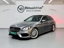 Cinza Usado 2017 Mercedes C300e AMG line Sedan | € 23.950 (Preço justo)