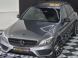 Cinza escuro Usado 2018 Mercedes C220 AMG line Carrinha | € 23.490 (Bom preço)