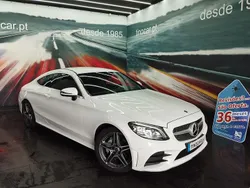 Branco Usado 2019 Mercedes C200 AMG line Coupé | € 34.799