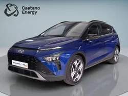 Intense blue/phantom black metalizado Usado 2024 Hyundai Bayon Premium SUV | € 21.900 (Preço elevado)