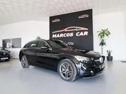 Preto Usado 2020 Mercedes C300e AMG line Carrinha | € 30.400 (Preço justo)