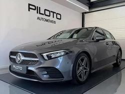 Cinza Usado 2019 Mercedes A180 AMG line Citadino | € 24.990 (Preço justo)