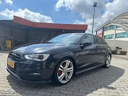 Preto Usado 2015 Audi A3 Sportback S-Line Citadino | € 17.500 (Bom preço)