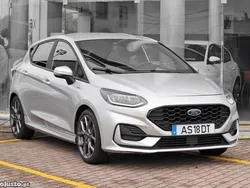 Cinza Usado 2022 Ford Fiesta ST-Line Citadino | € 17.990 (Preço justo)