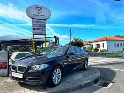 Azul Usado 2015 BMW 518 Luxury Line Sedan | € 18.490