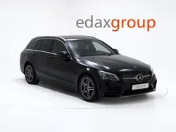 Preto Usado 2019 Mercedes C220 AMG line Carrinha | € 24.490 (Preço justo)
