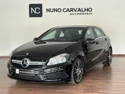 Preto Usado 2015 Mercedes A180 AMG line | € 16.750 (Preço elevado)