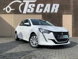 Branco Usado 2021 Peugeot 208 Citadino | € 11.990 (Bom preço)