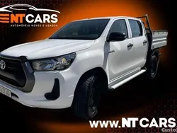 Branco Usado 2021 Toyota HiLux Pickup | € 36.900 (Preço justo)