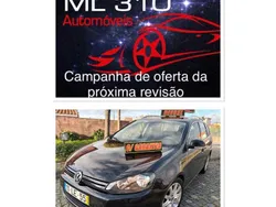 Preto Usado 2010 VW Golf VI Carrinha | € 7.500 (Preço justo)