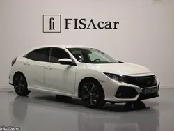 Branco Usado 2018 Honda Civic Elegance | € 18.900 (Preço justo)