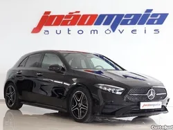 Preto Usado 2023 Mercedes A200 AMG line | € 38.900 (Preço elevado)