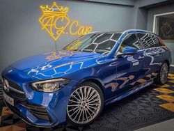 Azul Usado 2022 Mercedes C220 AMG line Carrinha | € 42.990 (Caro)