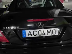 Preto Usado 2007 Mercedes SLK200 Cabrios | € 16.000 (Preço justo)