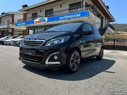 Preto Usado 2021 Peugeot 108 Style Citadino | € 10.990 (Preço justo)