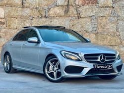 Cinza Usado 2018 Mercedes C180 AMG line Carrinha | € 19.950 (Bom preço)