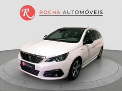 Branco Usado 2018 Peugeot 308 GT-line Carrinha | € 12.999 (Preço justo)