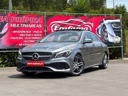 Cinza Usado 2017 Mercedes CLA180 AMG line Sedan | € 19.950 (Preço justo)