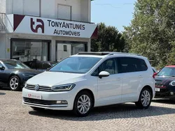 Branco Usado 2017 VW Touran Highline Monovolume | € 14.900 (Preço elevado)