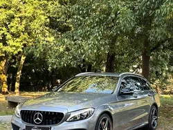 Cinza Usado 2015 Mercedes C180 AMG line Sedan | € 18.999 (Bom preço)