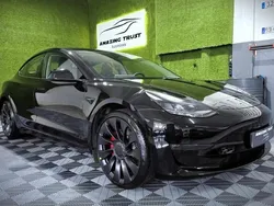 Preto Usado 2021 Tesla Model 3 Performance Sedan | € 34.950 (Preço justo)