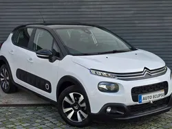 Branco Usado 2019 Citroën C3 PureTech Citadino | € 12.800 (Preço justo)
