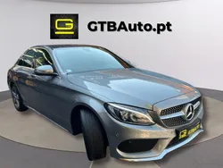 Cinza Usado 2017 Mercedes C200 AMG line Sedan | € 23.499