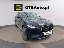 Azul Usado 2021 Jaguar F-Pace SUV | € 46.900 (Bom preço)