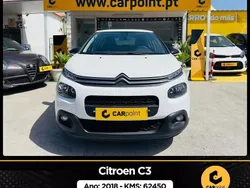 Branco Usado 2018 Citroën C3 Citadino | € 10.900 (Preço justo)