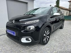 Preto Usado 2019 Citroën C3 PureTech Citadino | € 11.950 (Preço justo)