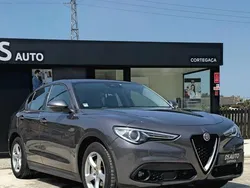 Cinzento Usado 2018 Alfa Romeo Stelvio SUV | € 28.450 (Preço justo)