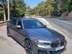 Cinza Usado 2021 BMW 520 Carrinha | € 43.500 (Caro)