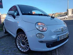 Azul Usado 2008 Fiat 500 Lounge Citadino | € 7.450