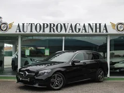 Preto Usado 2021 Mercedes C300 AMG line Carrinha | € 31.900 (Preço justo)