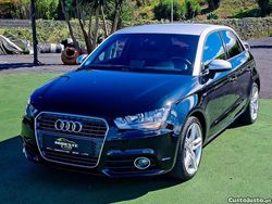 Preto Usado 2014 Audi A1 Sportback S-Line Citadino | € 18.499